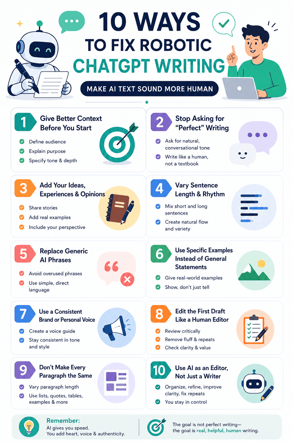 ways to fix writing